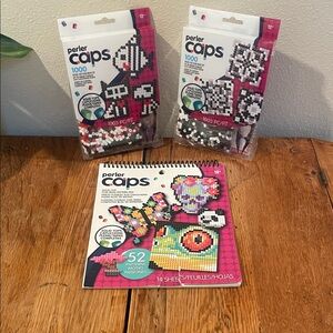 Perler Caps Beads Bundle + Pattern Pad